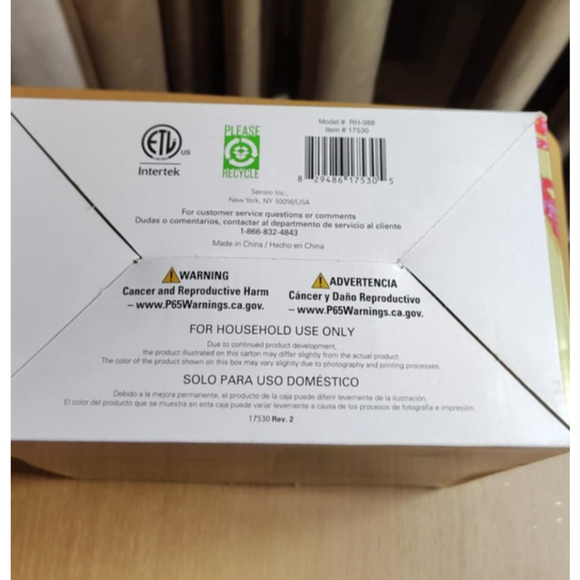 Bella Hot Air Popcorn Maker Healthier Choice No Oil Portable Small BLACK 1200W - Picture 5 of 6